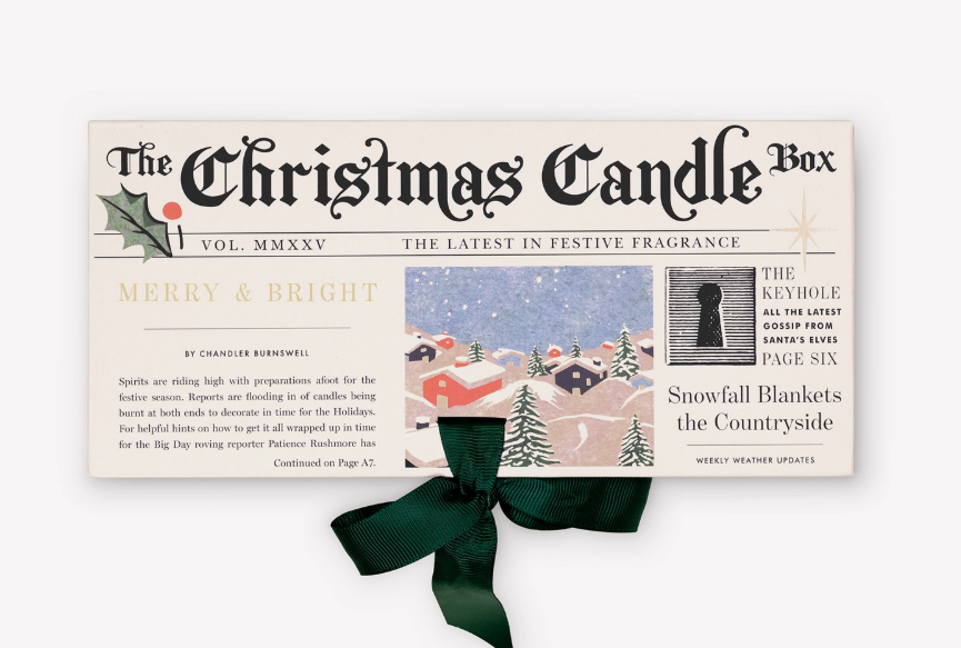 Votive Candle Set-Christmas Chronicle (3 candles 2.5oz each)