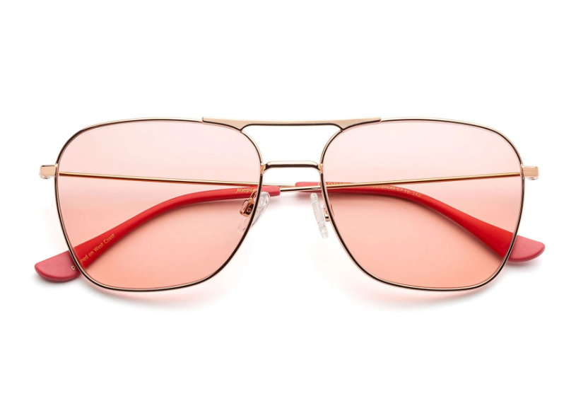 Caddis Hooper Reading Glasses-Rose Gold