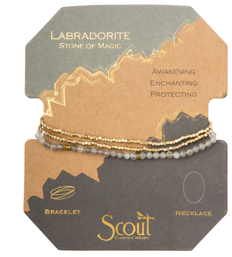 Bracelet-Delicate Stone Wrap