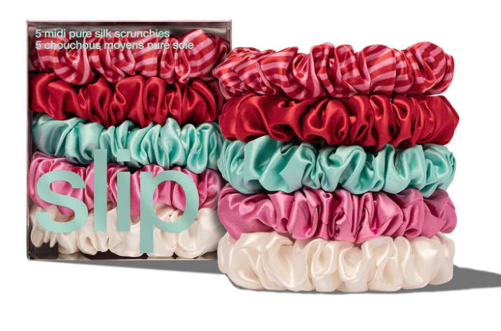 Scrunchies-Multi Midi Set of 5