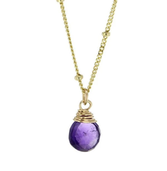 Lotus Jewelry Studio-Necklace-Gold Trinket Stone