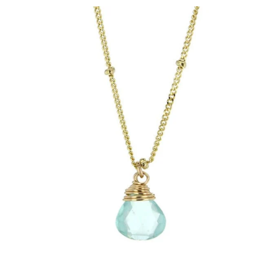 Lotus Jewelry Studio-Necklace-Gold Trinket Stone