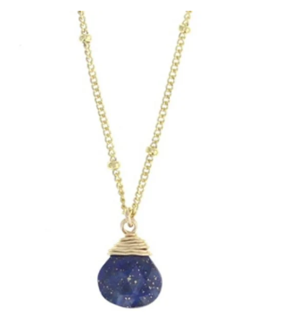 Lotus Jewelry Studio-Necklace-Gold Trinket Stone