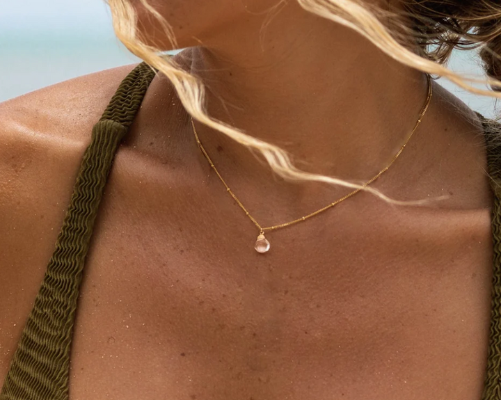 Lotus Jewelry Studio-Necklace-Gold Trinket Stone