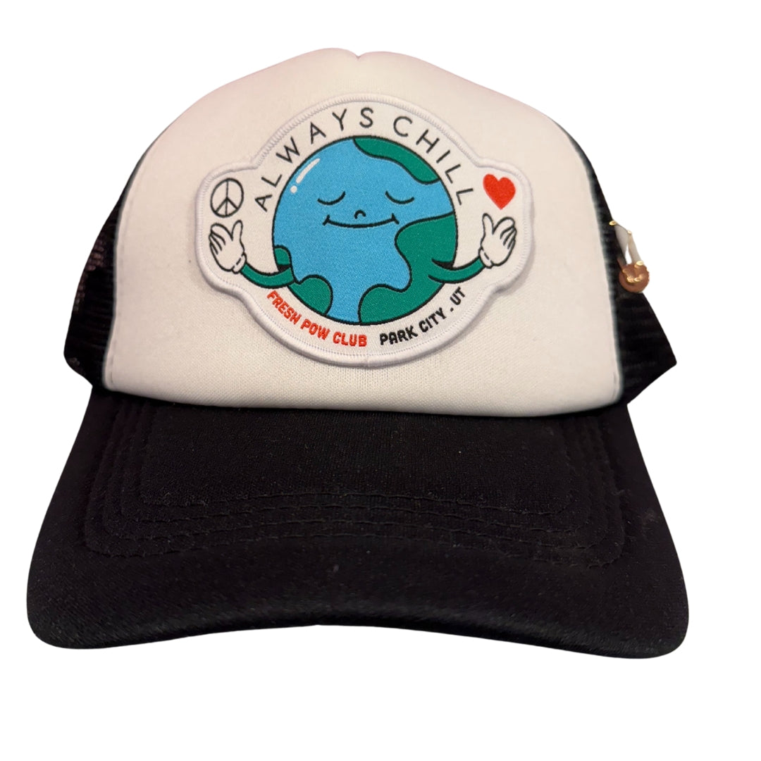 Trucker Hat-Black Always Chill Planet