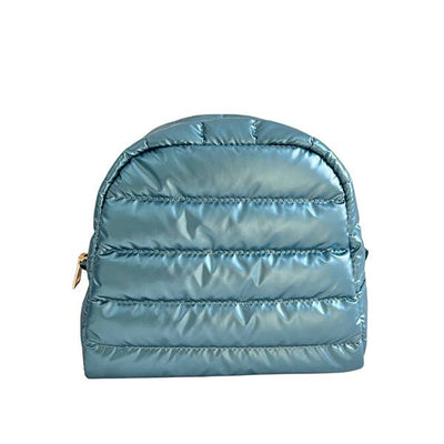 Irene Cosmetic Puffer Bag-Seafoam 