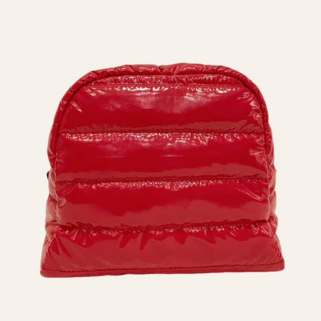 Irene Cosmetic Puffer Bag-Candy Apple