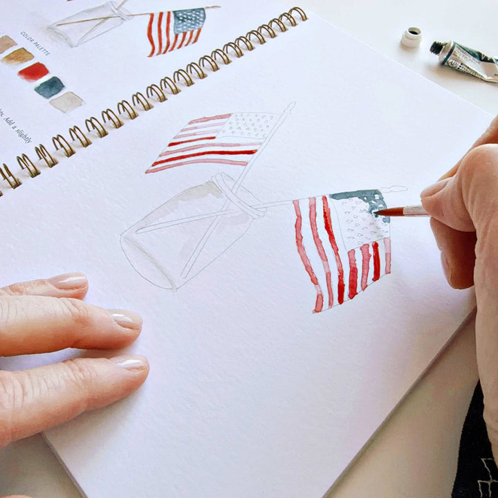 Watercolor Workbook-Americana
