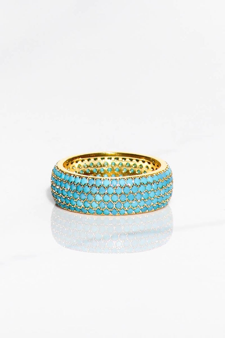 Ring-Turquoise Cigar Band