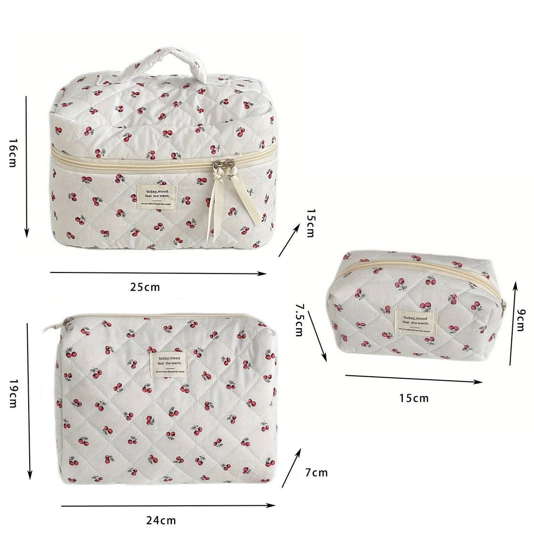 Sweet Cherry Print Make Up Bag DP25A554