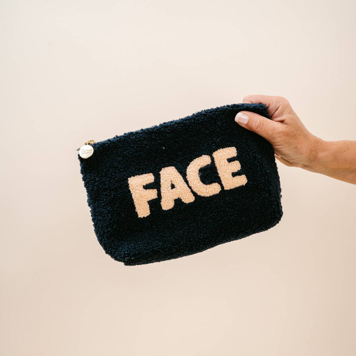 Teddy Pouch-Navy Face
