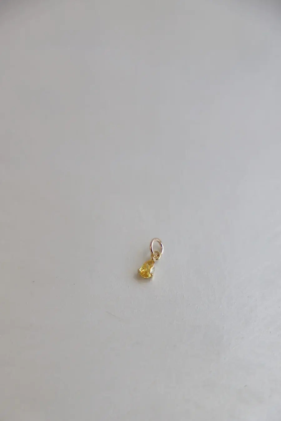 Charm-Birthstone Teardrop