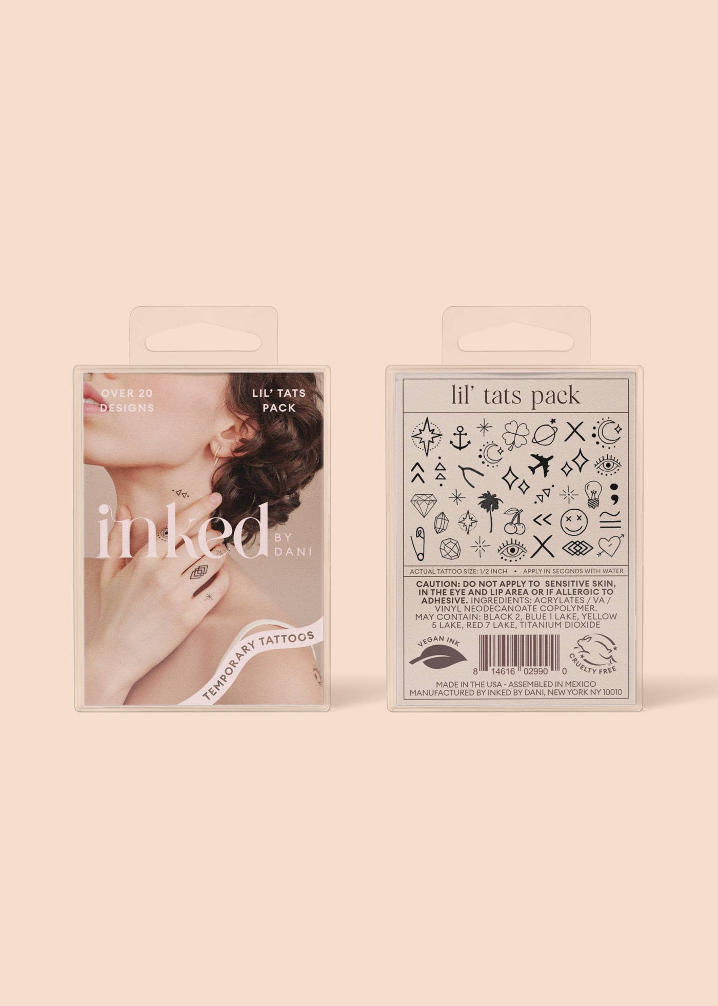 Lil' Tats Temporary Tattoo Pack