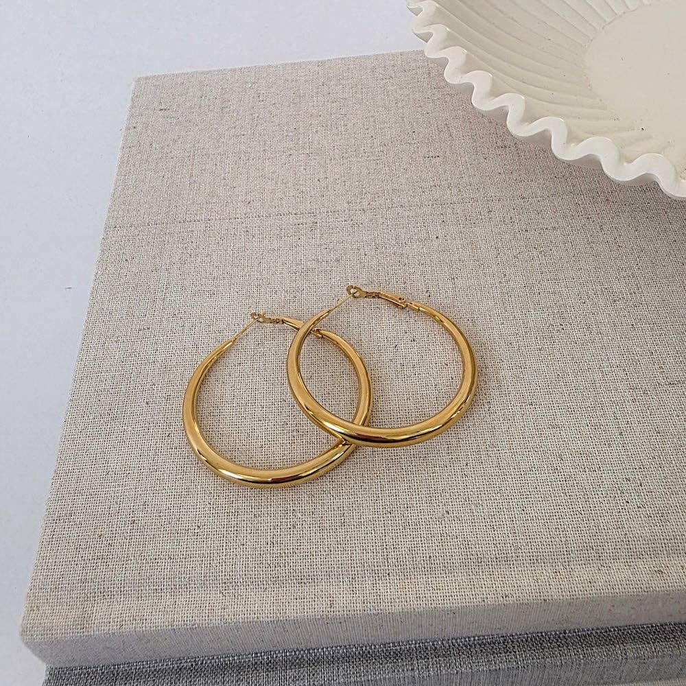 H2O Earrings Y2K Classic Hoop