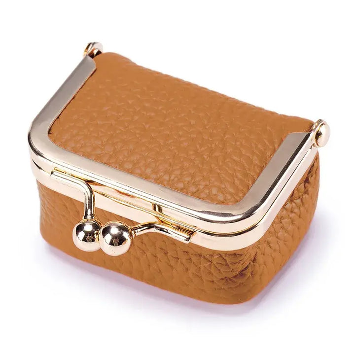 Mini Jewelry or Coin Purse Genuine Leather Many Colors
