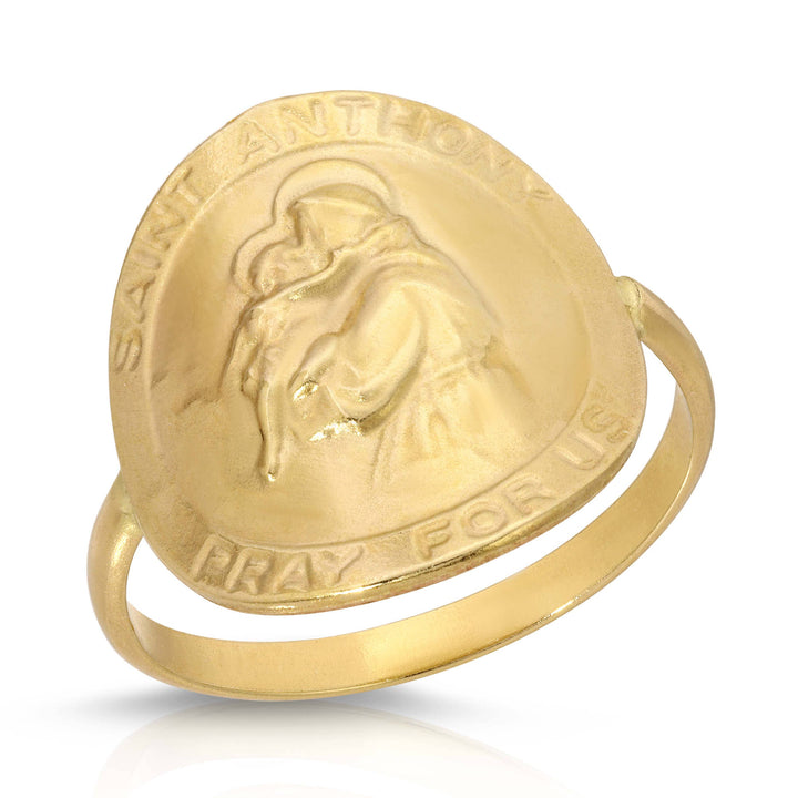 Ring-Gold Saint Anthony