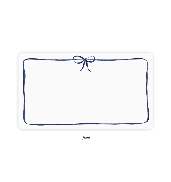 Little Notes®-Navy Bow Boxed Set of 85 Mini Notes