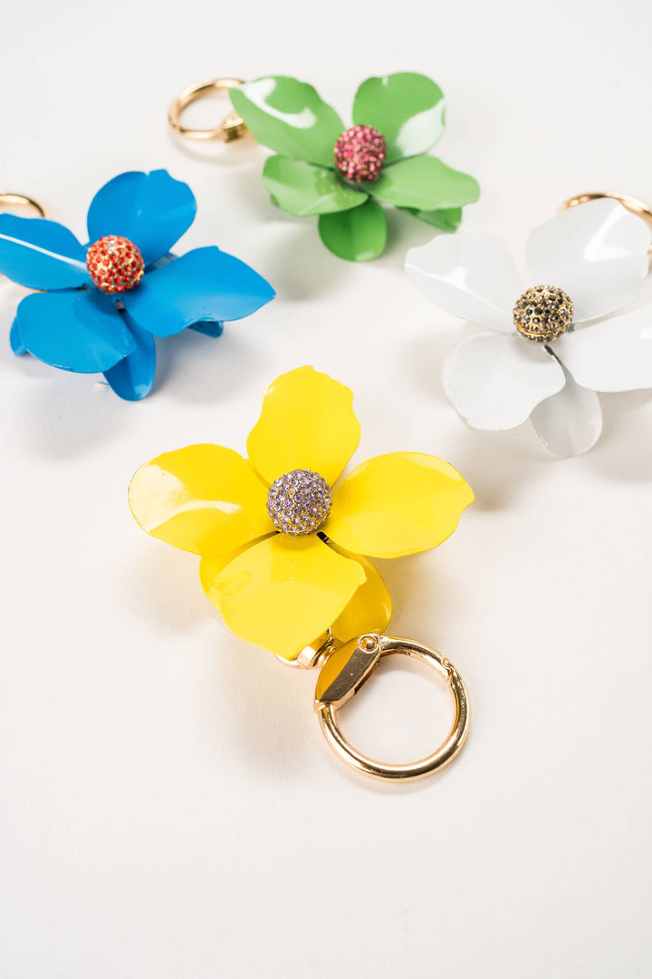 Statement Flower Bag Charm