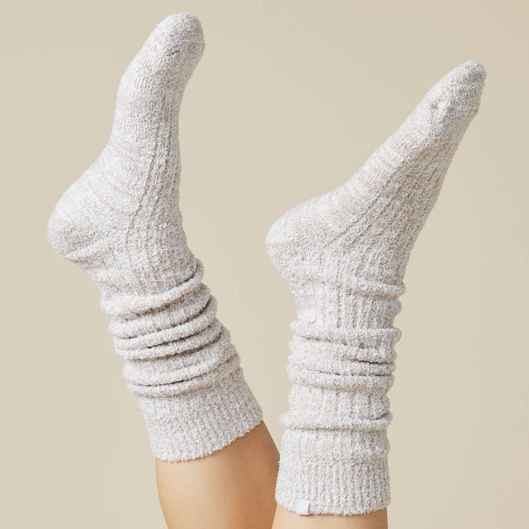 Women's Slouchy Fuzzy Socks with Non-Slip Grippers