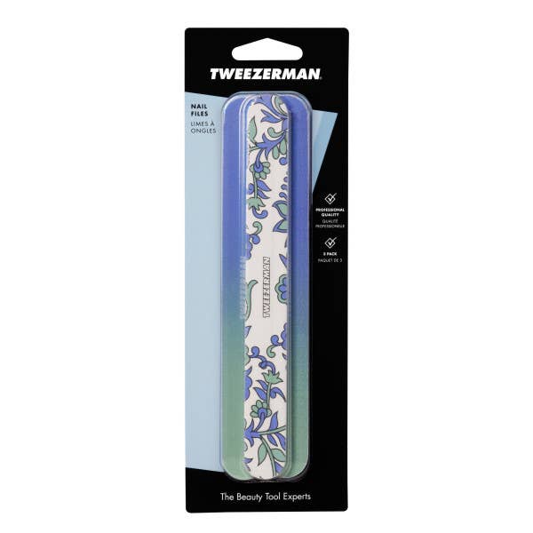 Tweezerman Paisley Nail Files 3 Pack
