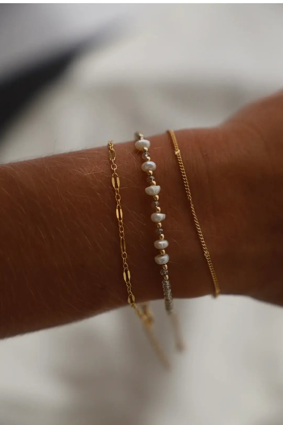 Katie Waltman-B1191G Bracelet-Golden Sands
