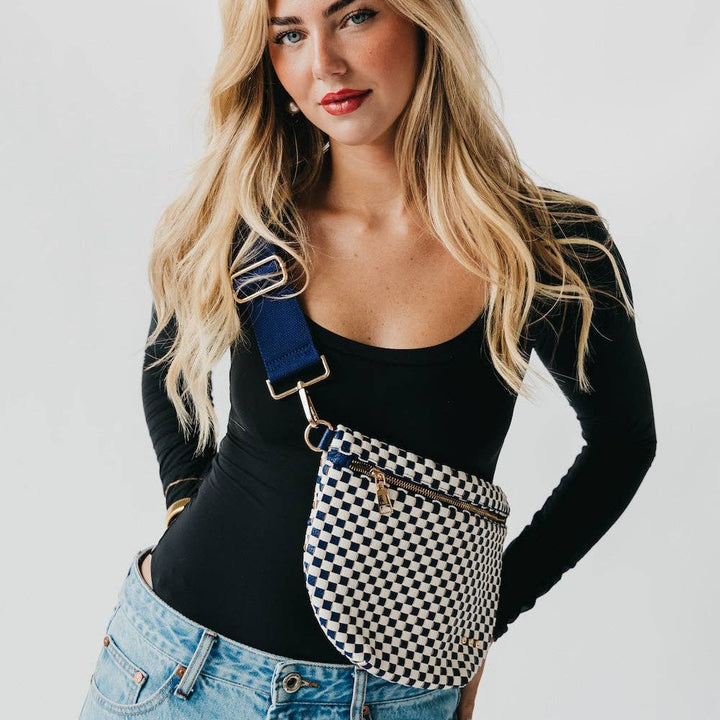 Westlyn Woven Bum Bag-Leather