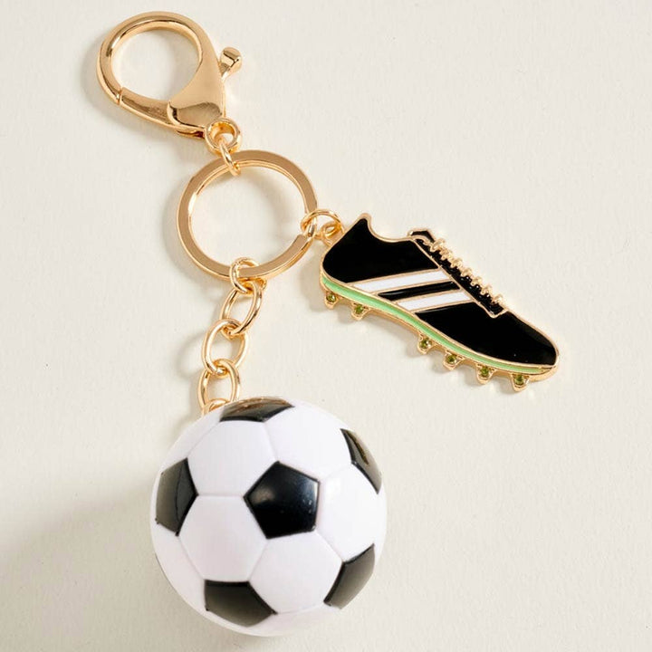 Keychain Bag Charm-Soccer Ball Shoes Charm