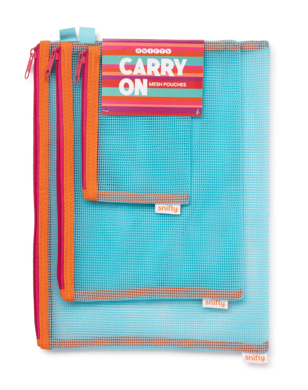 Carry On Mesh Pouches-Sunset