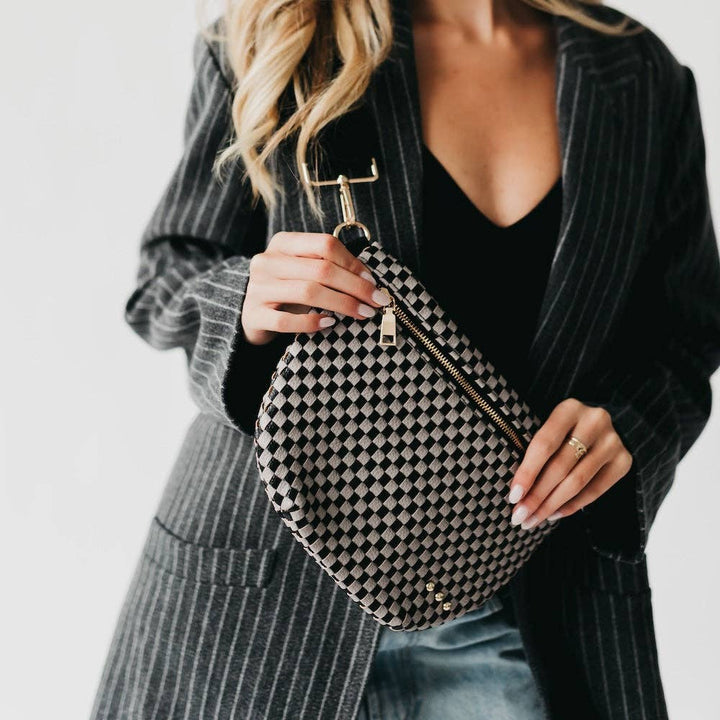 Bum Bag-Westlyn Woven Leather