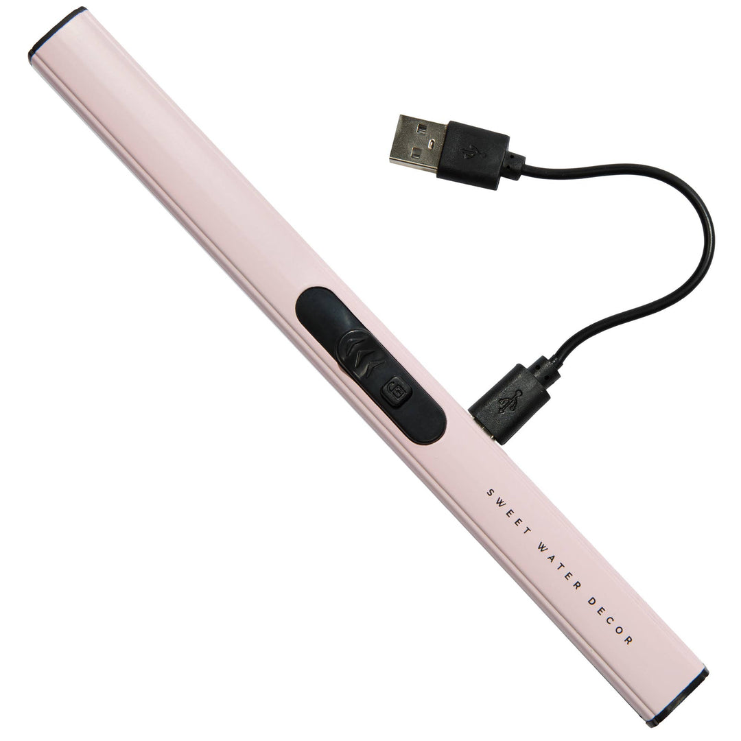 Rechargeable Electric Lighter-Blush Pink