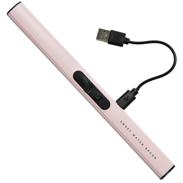 Rechargeable Electric Lighter-Blush Pink