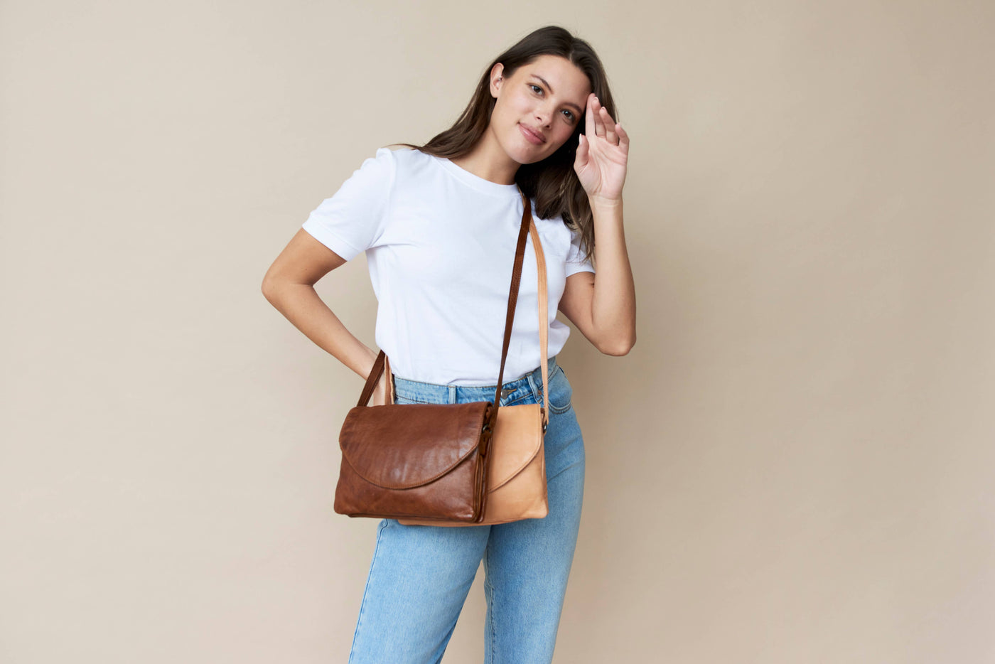 Marcus Handcrafted Leather Crossbody Bags