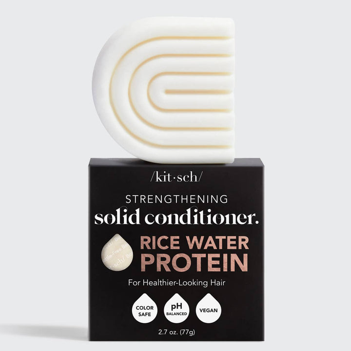 Solid Conditioner Bar-Rice Water Protein Conditioner Bar for Hair Growth