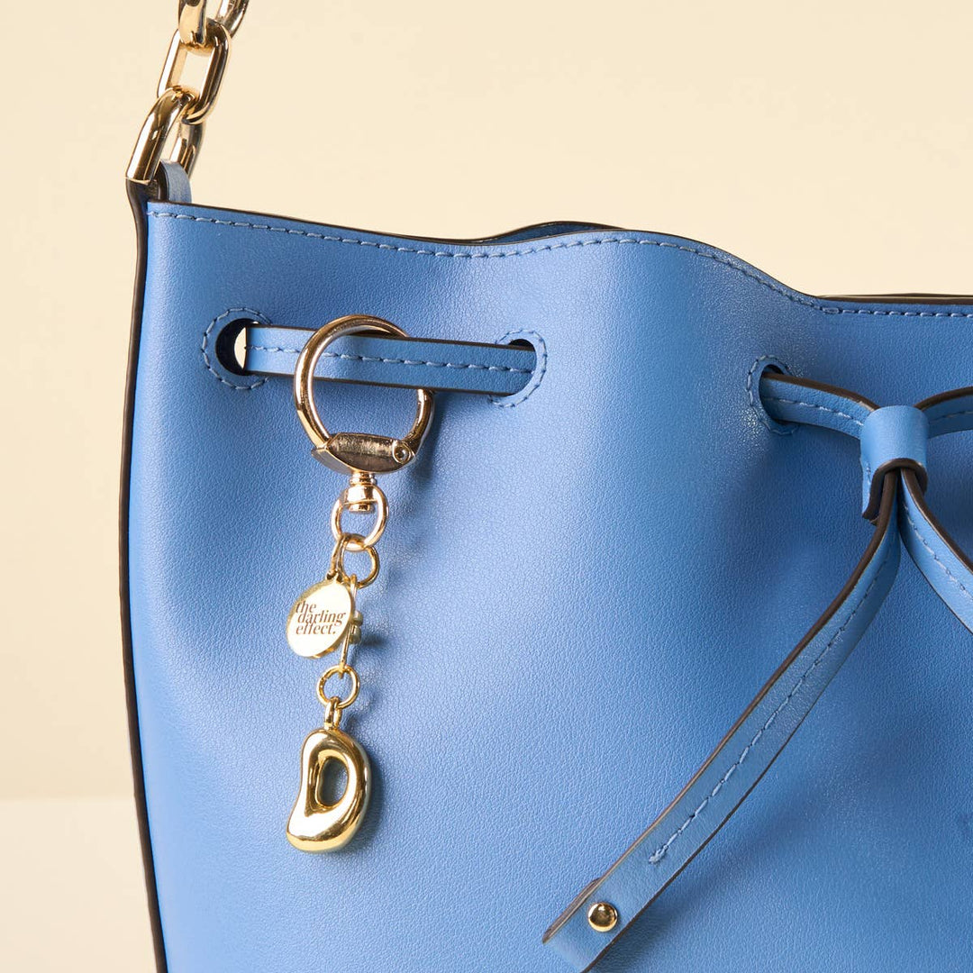 Bubble Letter Keychain Bag Charm–D
