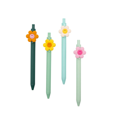 Flower Power Pens-4 Pack