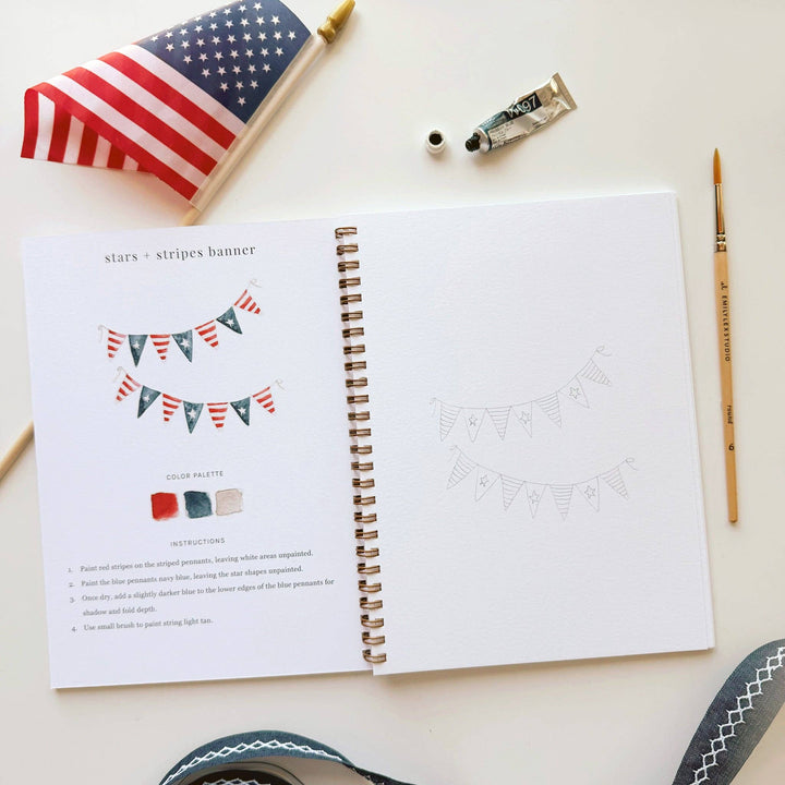 Watercolor Workbook-Americana