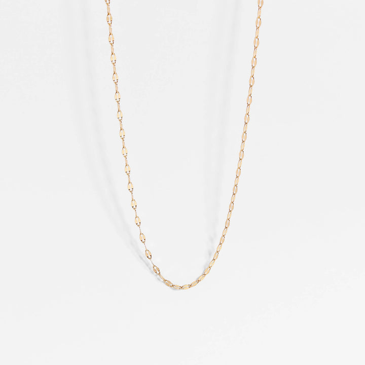 Stainless Steel Lip Chain Necklace