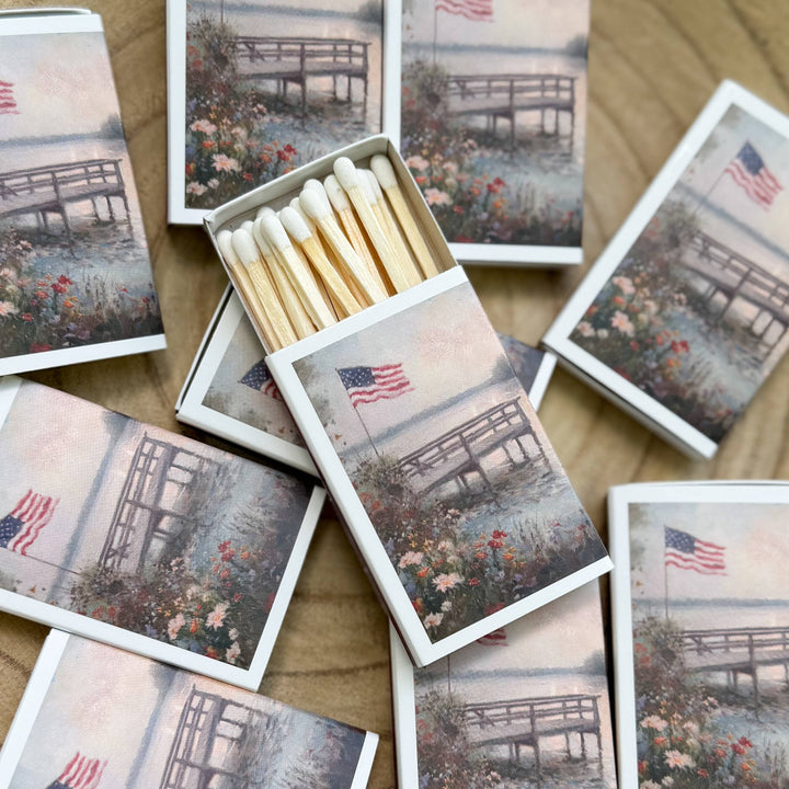 Match Set-4th Of July USA // Vintage Landscape