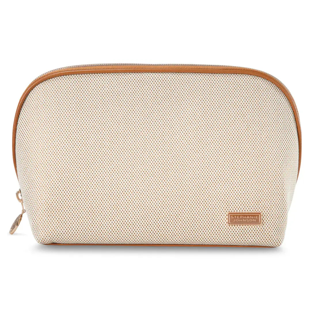 Tropea Ivory Lola Makeup Bag