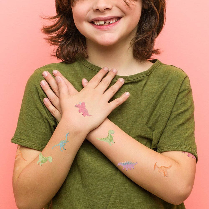 Dinosaur kids temporary tattoo variety set