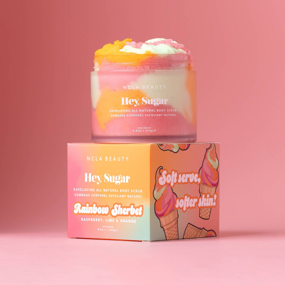 NCLA Body Scrub 8.5oz-Rainbow Sherbert