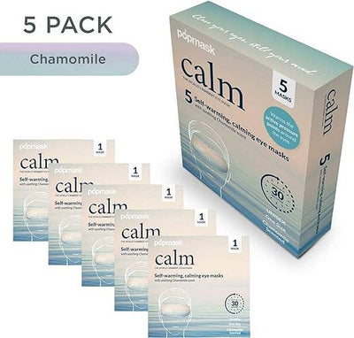 Calm Self-warming Chamomile Scented Sleep Masks (5-pack)