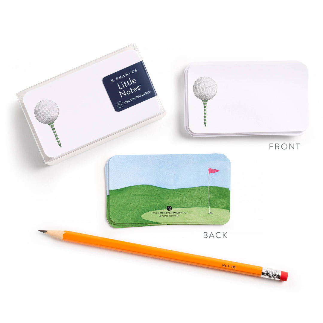 Little Notes®-Golf Tee Boxed Set of 55 Mini Notes