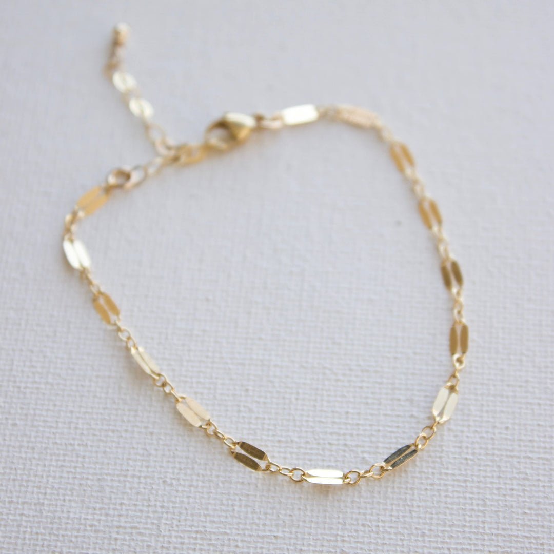 B1083 Gold Bracelet-Dapper Chain