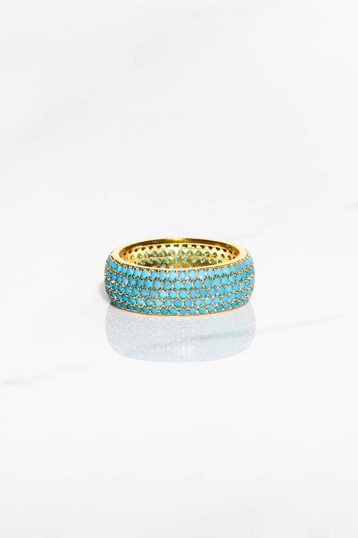 Ring-Turquoise Cigar Band