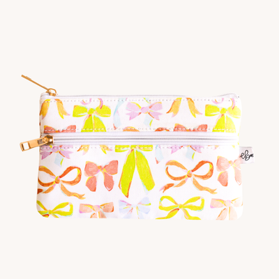 Rainbow Bows Pencil Pouch