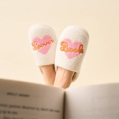 Fuzzy Slippers - Book Lover