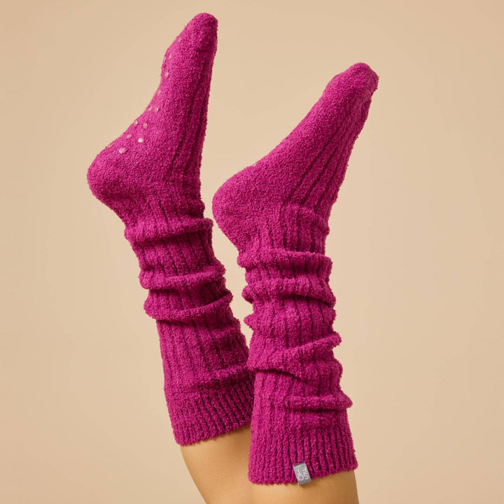 Women's Slouchy Fuzzy Socks with Non-Slip Grippers
