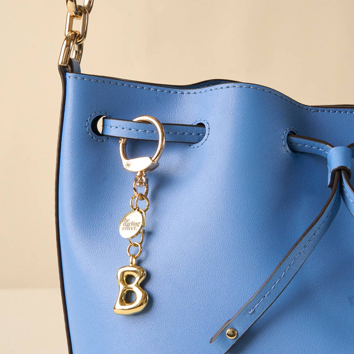 Bubble Letter Keychain Bag Charm–B