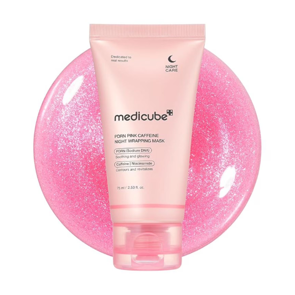 Medicube Mask 75ml-PDRN Pink Caffeine Night Wrapping Mask
